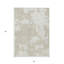 Tapis extérieur lavable abstrait beige et ivoire 3 pi x 5 pi