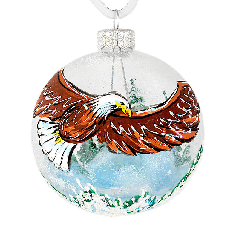 Ornement d'arbre de Noël en verre National Parks 3,15 po