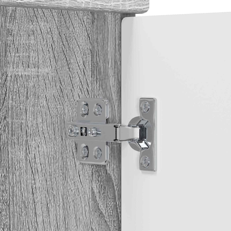 78.5cm Bathroom Vanity Base Only, Grey Sonoma