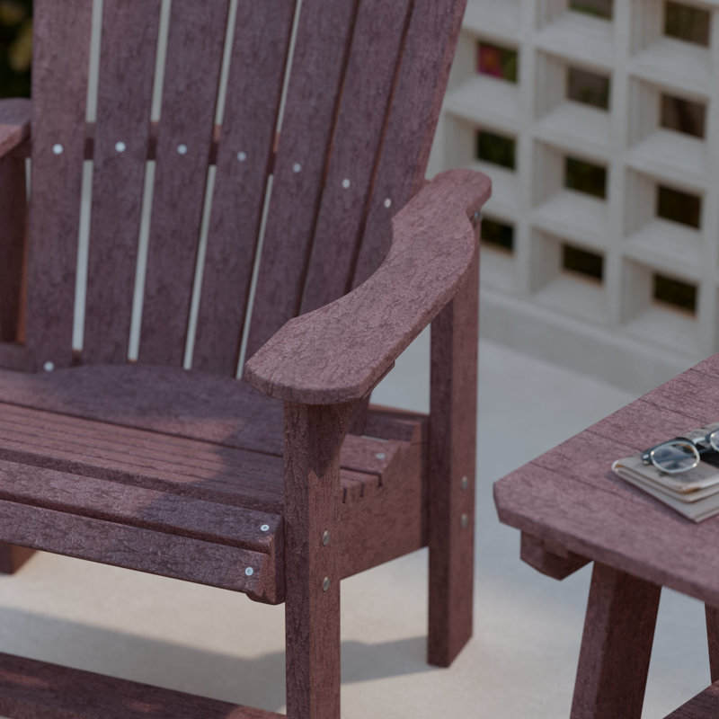 Heritage Outdoor Adirondack Chair, Cherrywood