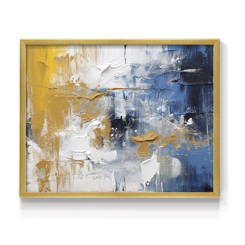 Abstract Series-CLXI -Framed Print - Restickable, 8" H x 10" W