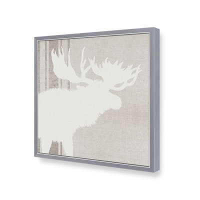 «Antlered Silhouette III», reproduction sur toile