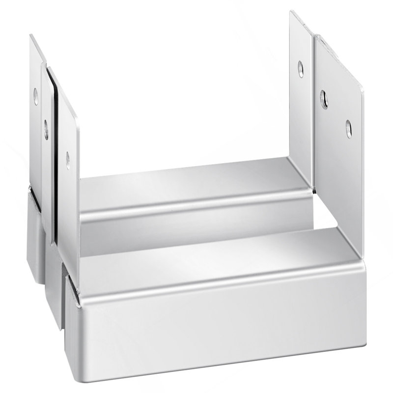 1 Pack 4X4 Post Base Bracket Post Anchor For Concrete Inner Size 3.53X3.56 In