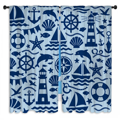 Rideaux obscurcissant et obscurcissant Nautical Elements
