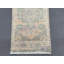 Tapis en laine beige 15,7 x 34,6 po, motif géométrique moderne rétro traditionnel