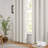 Full Blackout Faux Linen Look Thermal Insulated Grommet Curtains (Set of 2)-811484122-811484123