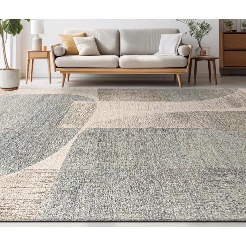Tapis rectangulaire noué à la main, Rectangle 12 pi x 15 pi