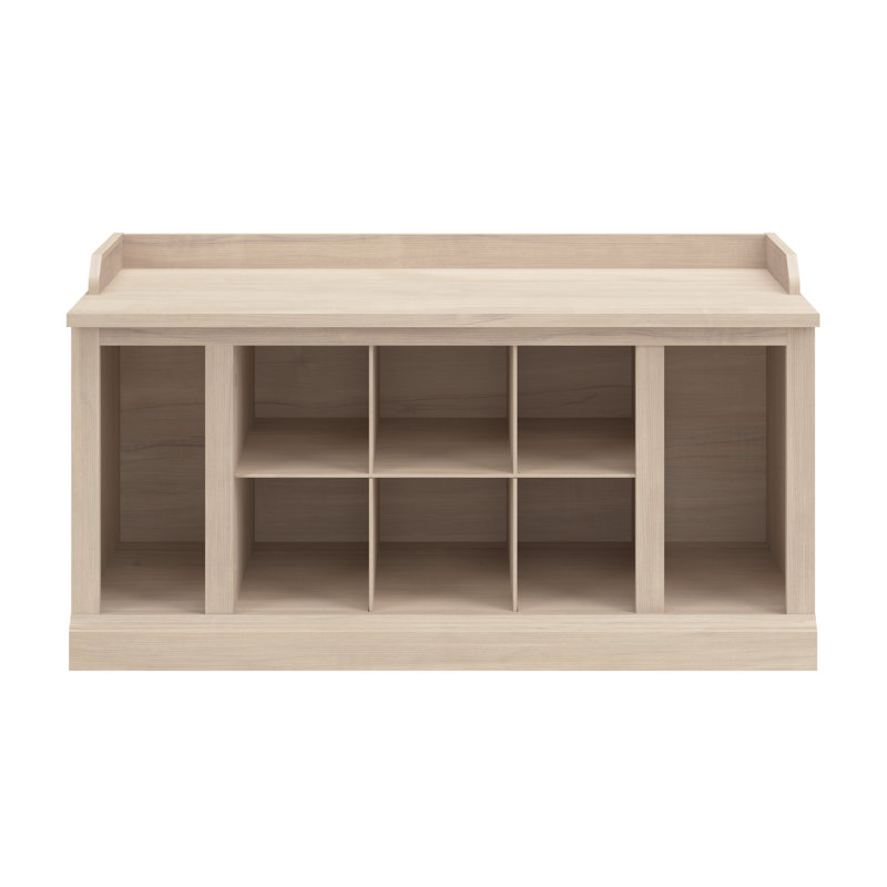 Arulappu Storage Bench, White Washed Maple