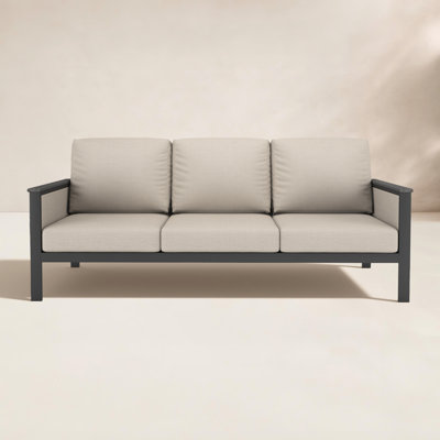 Townsend 80'' Wide Outdoor Patio Sofa with Sunbrella® Cushions