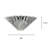 20" Diamond Brilliance Premium Glass Vessel Sink – Luxury Bathroom Vanity Basin with Modern Round Design-100674558