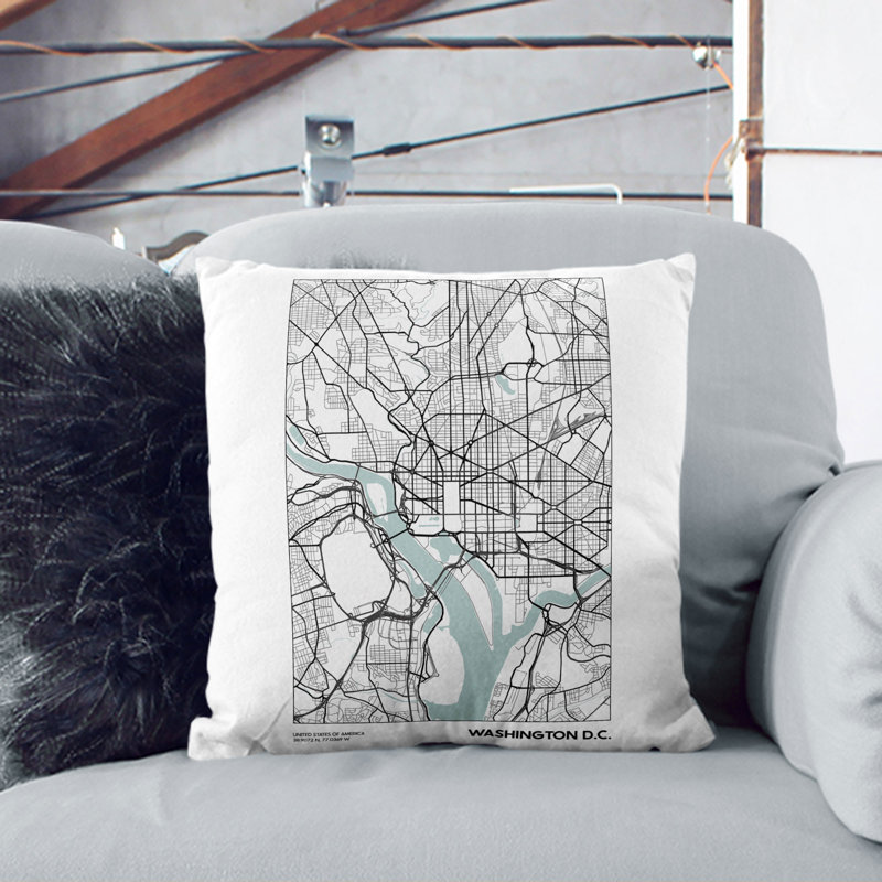 Square Cushion, 55cm H x 55cm W x 20cm D