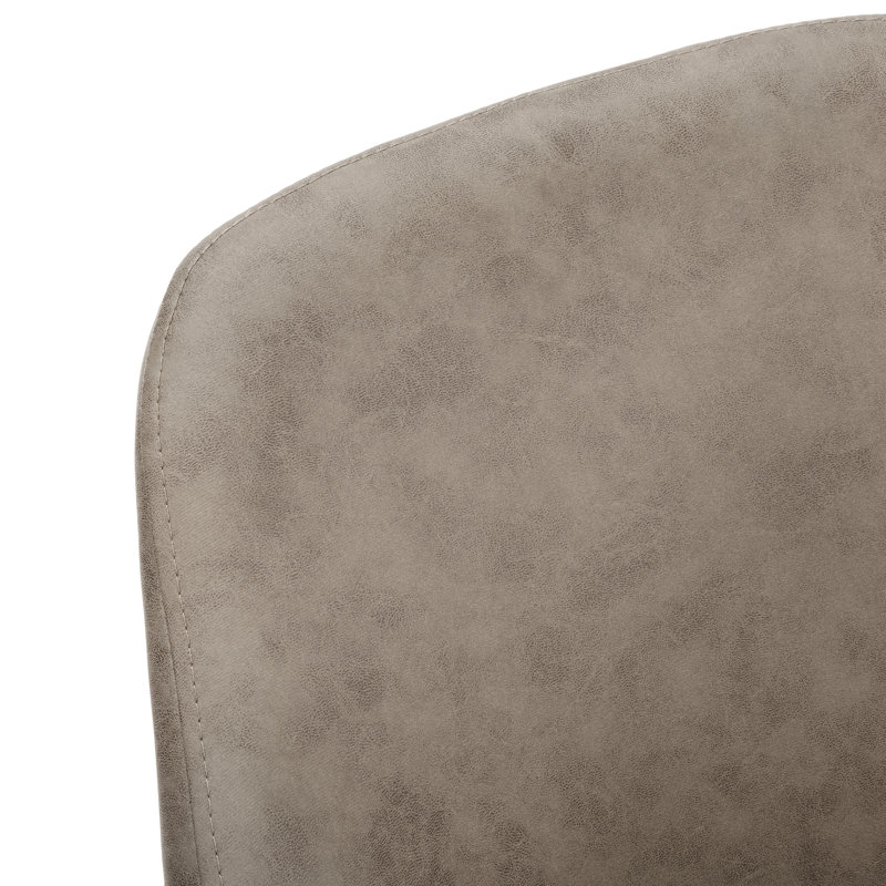 Chaise de salle à manger Agostini, Taupe, Noir