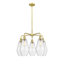 Lustre géométrique à intensité variable en acier à 5 lumières Amylea-94485236-94485246-139578665