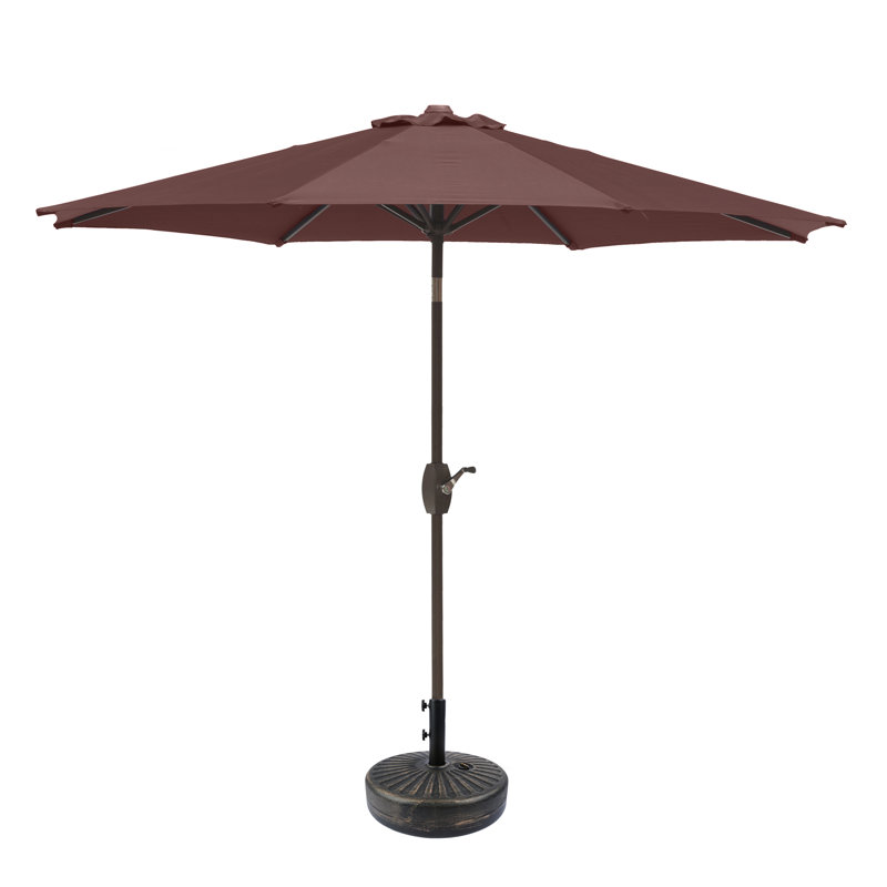 Parasol de marché 108 "Pierpoint, Bronze, Café