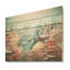 Aquarelle, poisson, danse, collage, corail sous l'eau, art mural sur bois de pin naturel-999396677