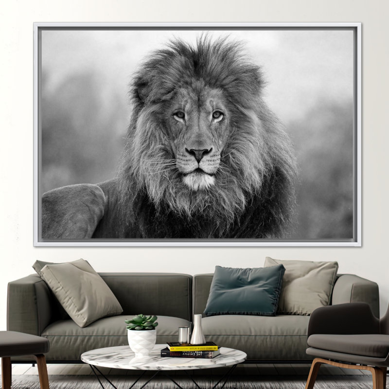Print on Canvas, 20 cm H x 30 cm W, White Floater Framed