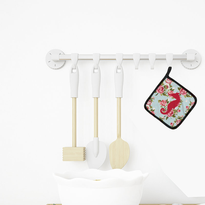 Cuisinier poignée east urban home hippocampe, Bleu