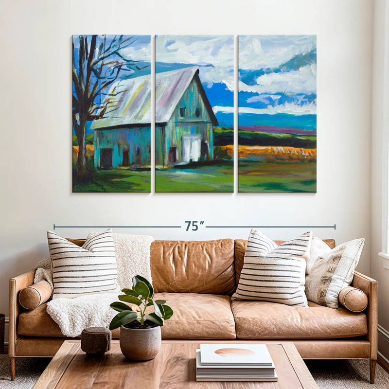 Lilie Old Barn, 42" H x 65" W
