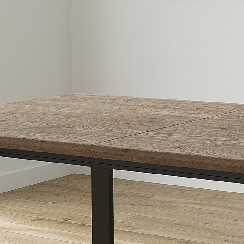 Alderson Extendable Metal Base Dining Table