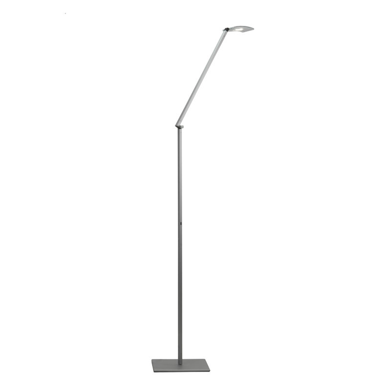 Mosso Pro 43.9'' LED Task Floor Lamp with USB, Silver
