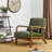 Bradley Faux Leather Armchair-2038384855