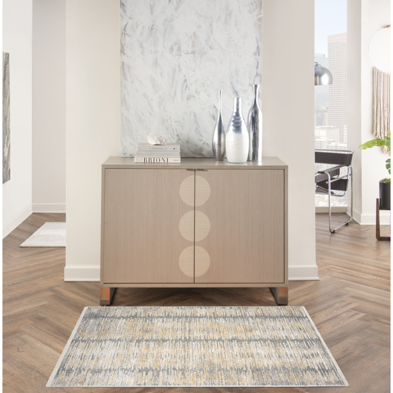 Cladia Abstract Indoor Rug, Rectangle 2'6" x 4'