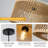 1 - Light Farmhouse Boho Wooden Caged Pendant Light