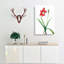 An Amaryllis Flower - Wrapped Canvas-55368747