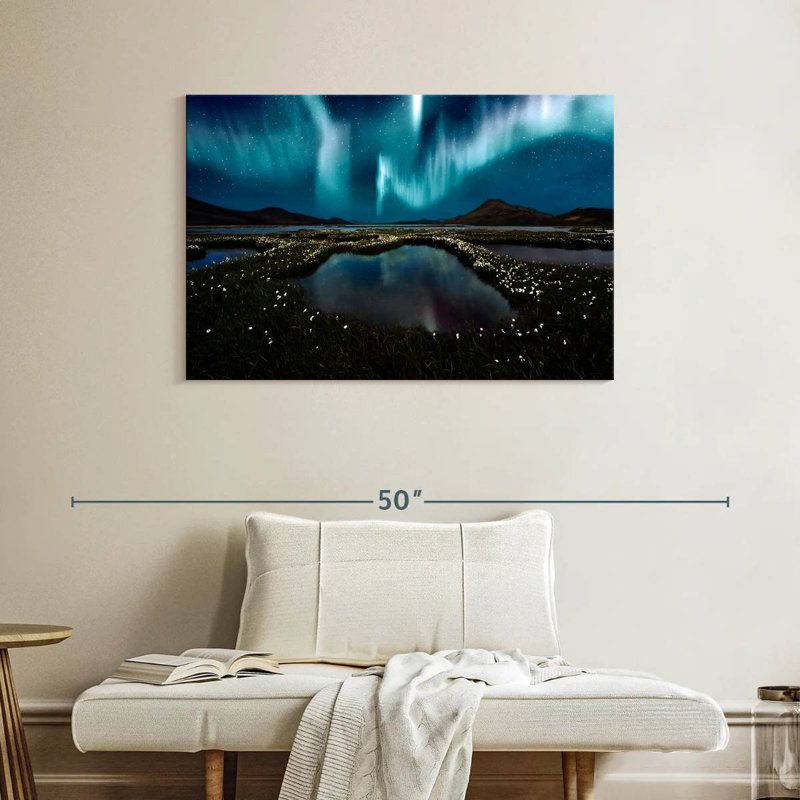 Alvord Landmannalaugar Northern Lights, H 26 po x l 39 po