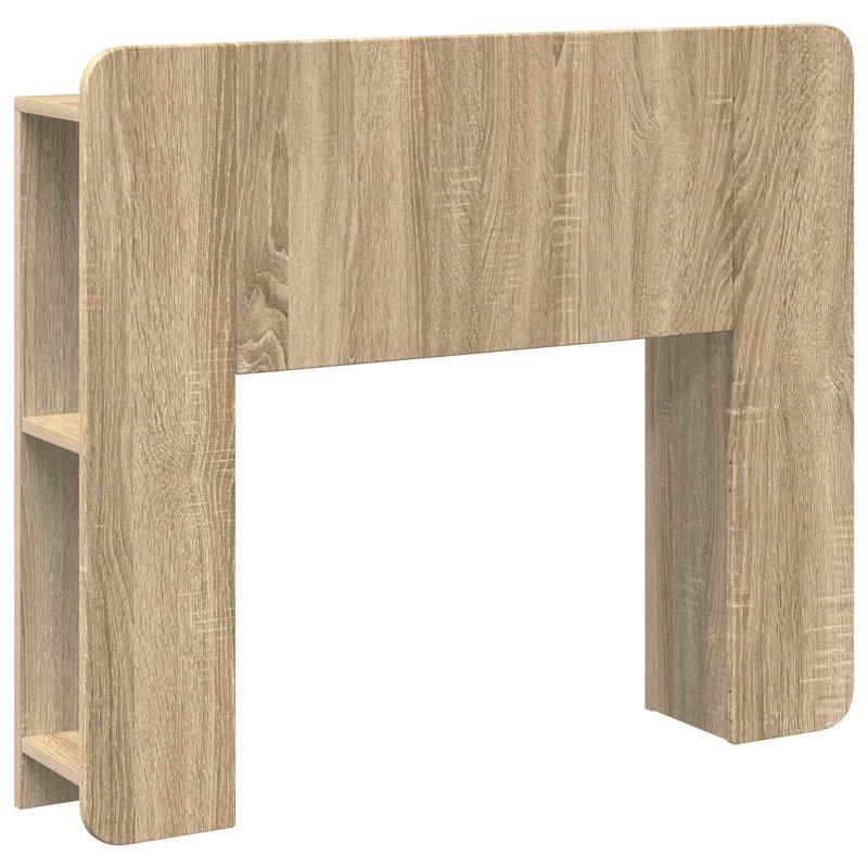 Bookcase Headboard, 100 x 200 cm, Sonoma Oak