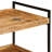 Alliber Solid Wood Bar Cart