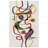 Candrice Hand Tufted Wool/Cotton Abstract Rug in Ivory/Red-660395679
