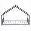 Structure de lit simple en métal - Aucun sommier requis, noir, capacité de 350 lb
