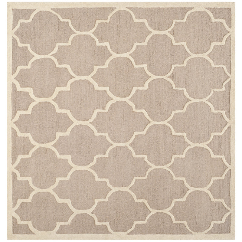 Tapis en laine touffeté à la main Martins, Carré 10 pi