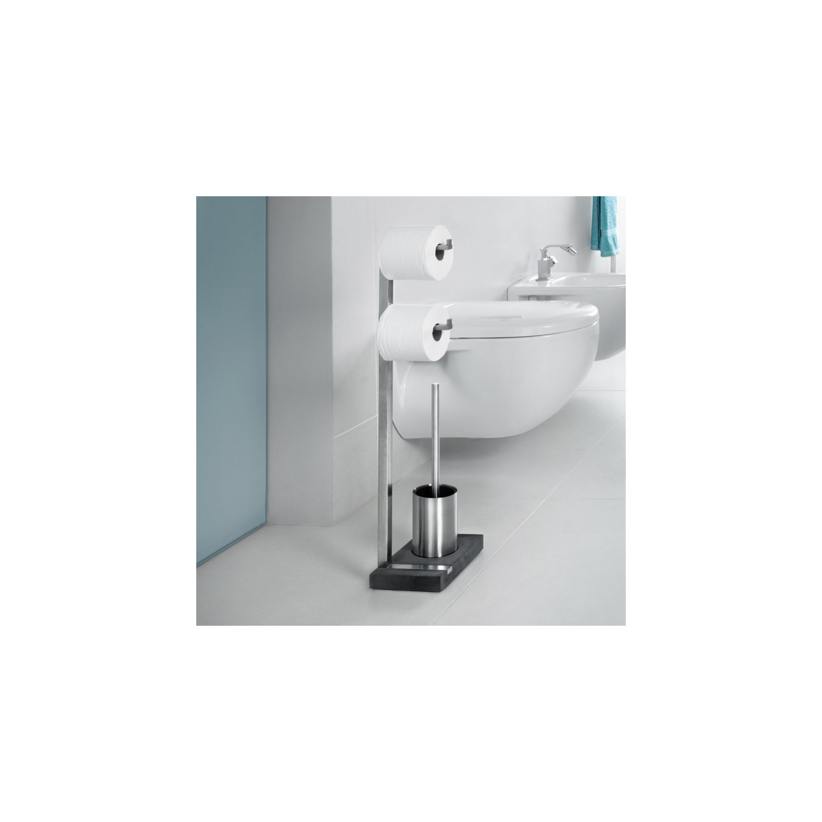 MENOTO Freestanding Toilet Brush Set