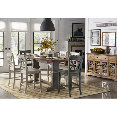 Fortville Solid Wood Counter/Bar Stool