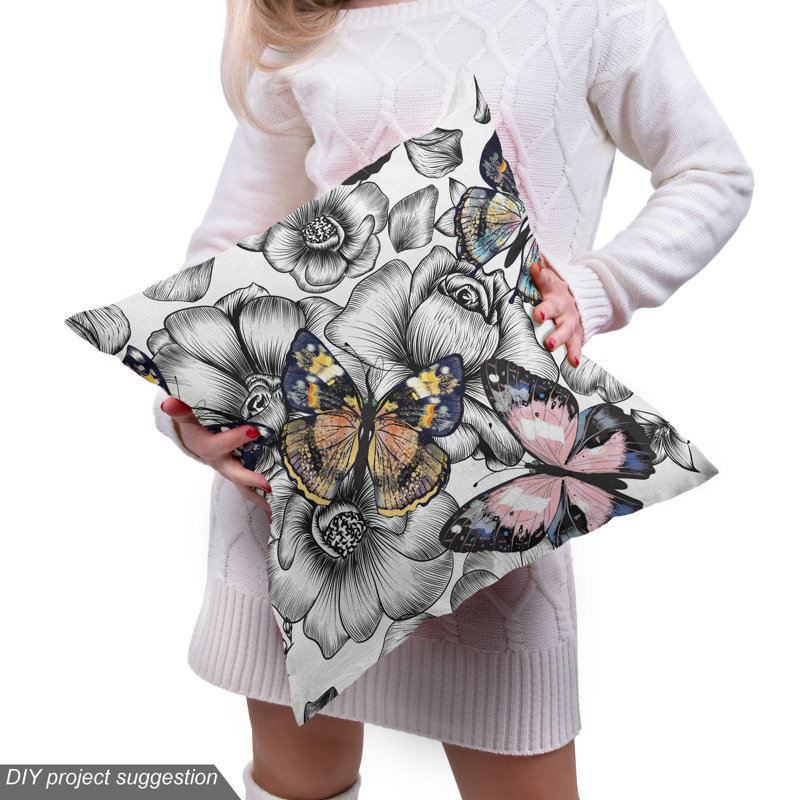 Tissu papillon, l 36 po x L 360 po