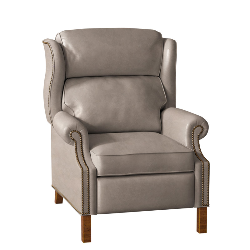 Presidential Recliner, Aline Fumo Genuine Leather, New Classiques, French Natural