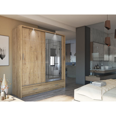 Tengan 2 Door Manufactured Wood Wardrobe