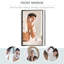 Bathroom Mirrored Cabinet, Vertical Stainless Steel Frame Medicine Cabinet, Wall-Mounted Storage Organizer With Single Door?