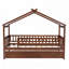 Lit en bois avec lit gigogne simple-118028851-118028850