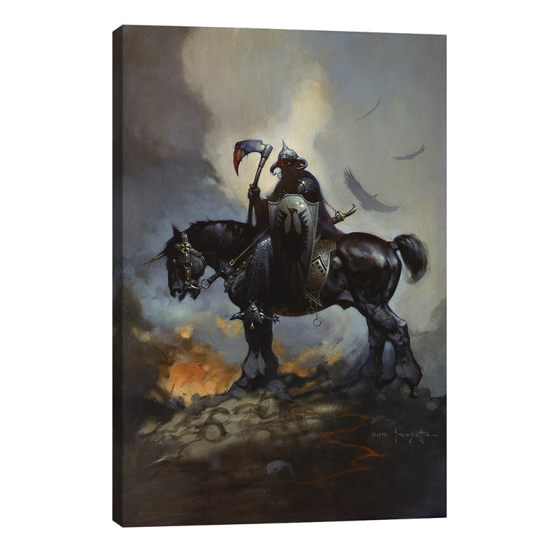 Death Dealer 1 Piece Wrapped Canvas Painting, 30.48cm H x 20.32cm W x 1.91cm D