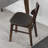 Coffee Solid back side Chair(Set of 2)