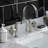 Kingston Brass Belknap Two-Handle 2-Hole Deck Mount Bridge Bathroom Faucet with Pop-Up Drain-50134286