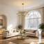 Lustre style campagne moderne 6 lumières-130903498