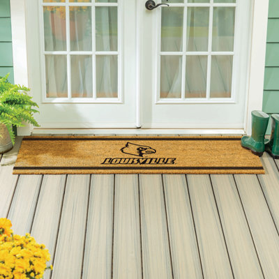 Très grand tapis couleur coco 60 po x 24 po University of Louisville