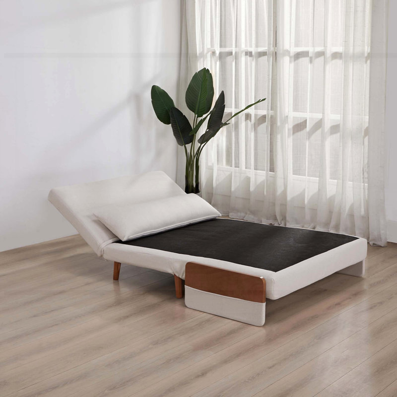 Très grand canapé-lit pliant 3 en 1, Beige