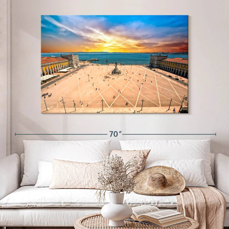 Nicci Iconic Public Square In Lisbon, 34" H x 51" W
