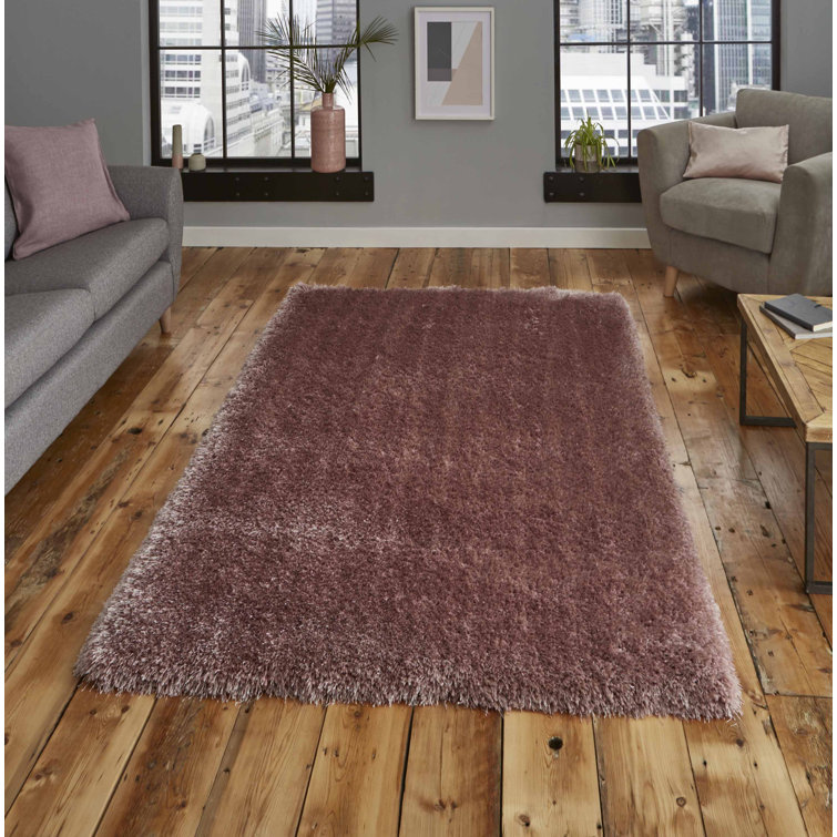 Fontana area rug Hand Tufted Rectangle Rose