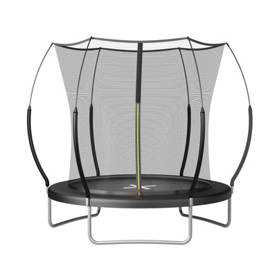 8FT Springfree No Gap Trampoline- Black
